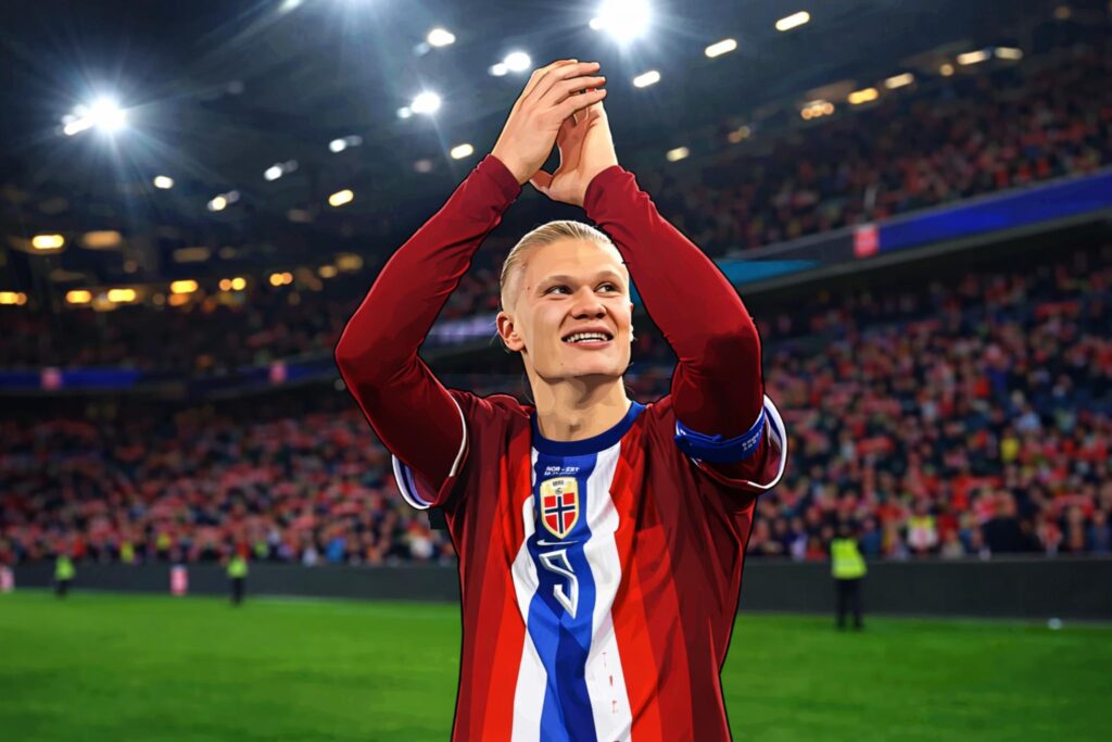 Έρλινγκ Χάαλαντ με την Εθνική Νορβηγίας