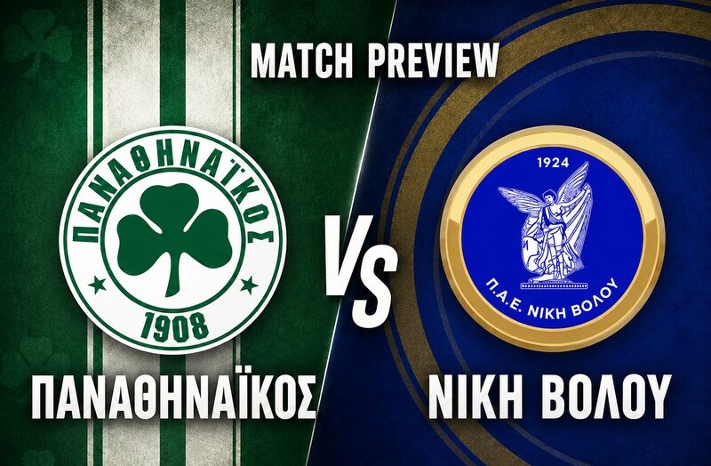 Παναθηναϊκός - Νίκη Βόλου match preview